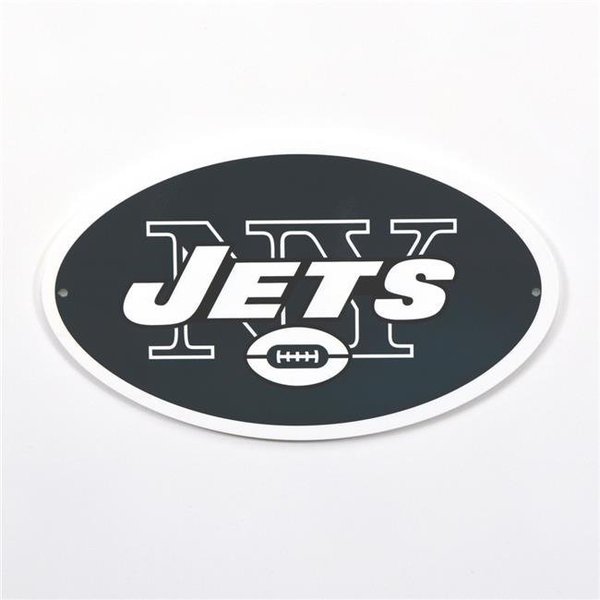 Authentic Street Signs Authentic Street Signs 99021 12 in. New York Jets Steel Logo 99021